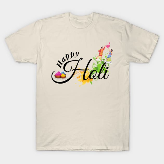 Happy Holi Festival T-Shirt by Bukitwgp